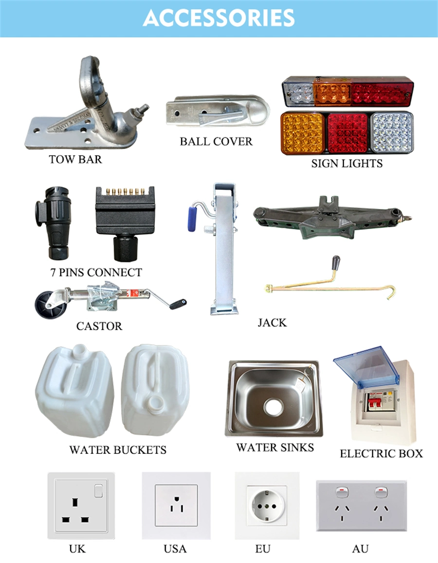 EU Food Trailer Professional Mobile Vending Service Food Truck