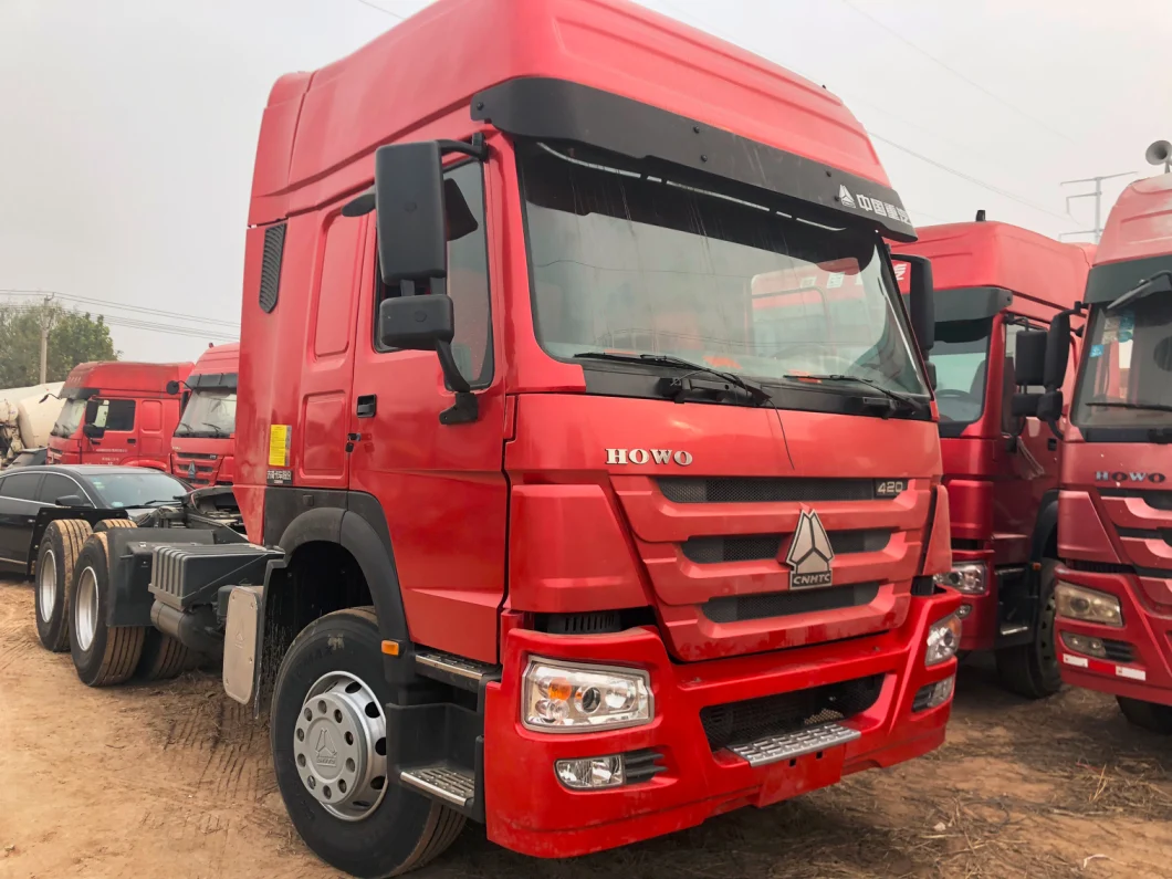 Chinese Factory Hot Sale Used HOWO CNG Diesel LNG 420HP Tractor Truck Cost-Effective Tractor Truck