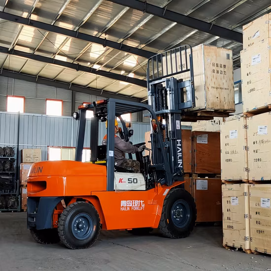 日本製エンジン搭載 Cpcd50 油圧ディーゼルフォークリフト