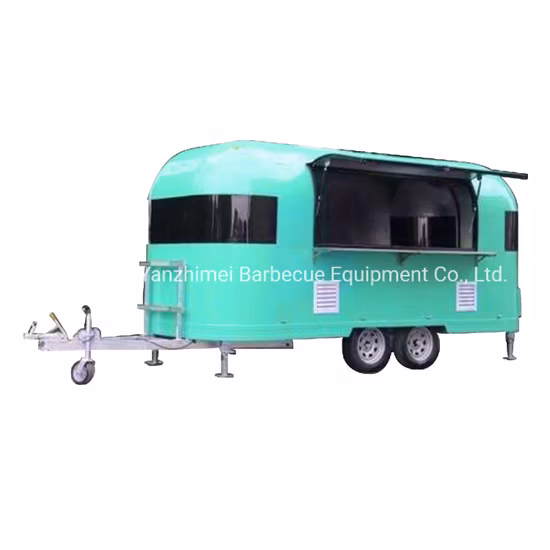 EUで人気の低価格エアストリームトレーラーフードトラック