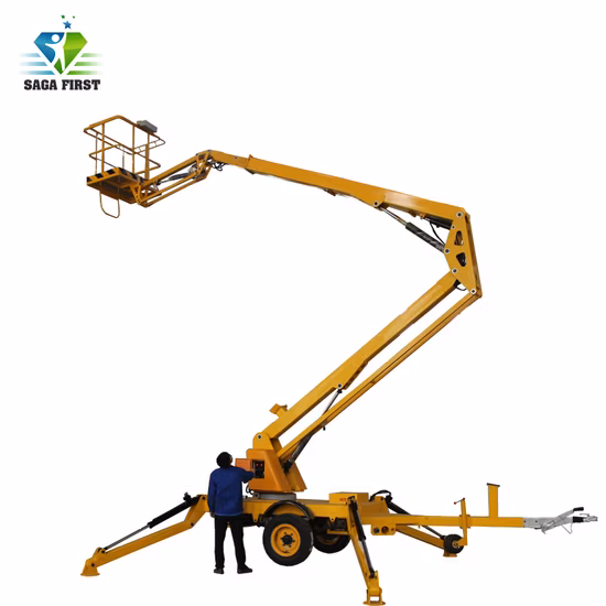 ISO EU RoHS 洗浄工場向けスパイダーアーム付きはしご車